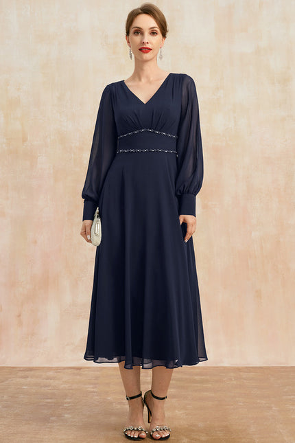 Robe Cérémonie Vaporeuse Bicolore Élégante - gallery 1