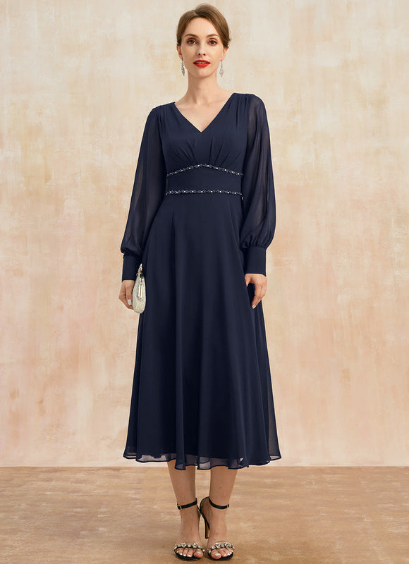 Robe Cérémonie Vaporeuse Bicolore Élégante - gallery 1
