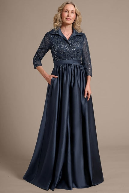 Robe Ceremonie Bleu Nuit - gallery 2