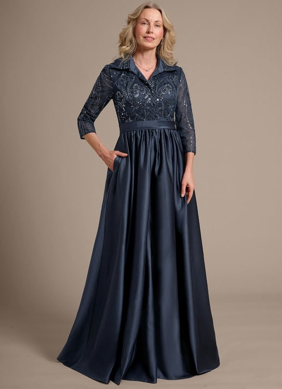 Robe Ceremonie Bleu Nuit - gallery 2
