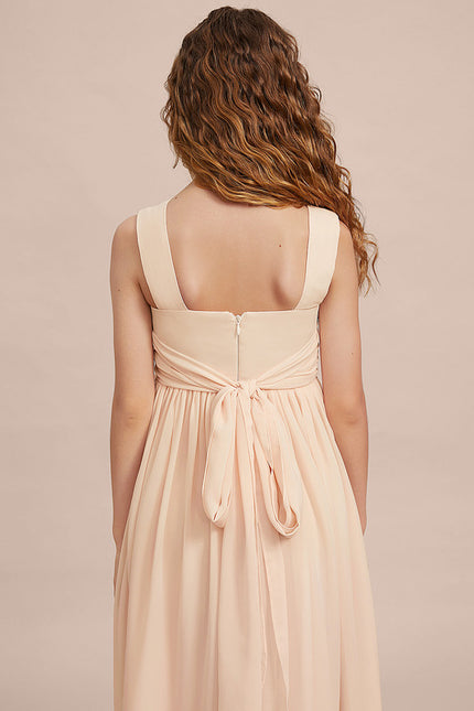 Robe Cérémonie Asymétrique Fleurie - gallery 5