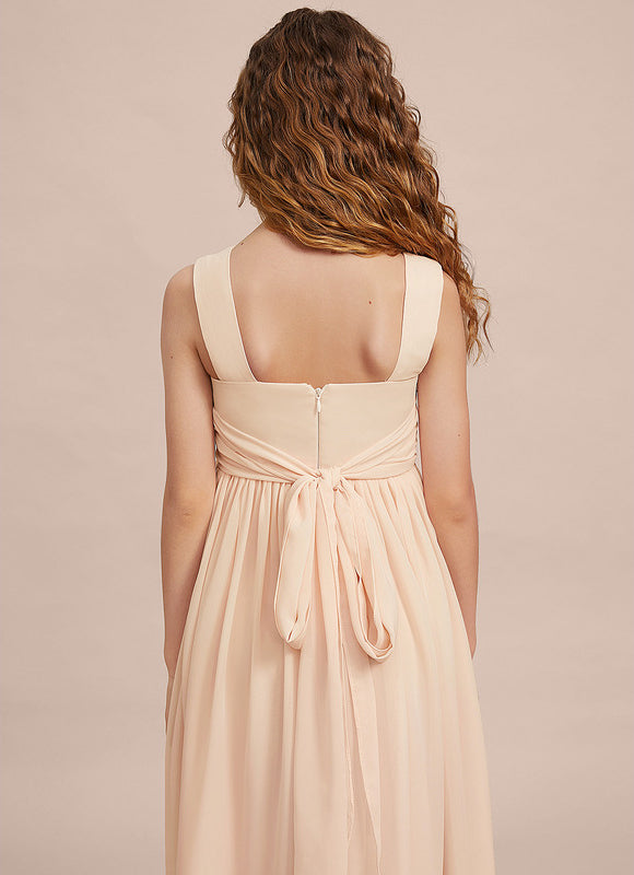 Robe Cérémonie Asymétrique Fleurie - gallery 5