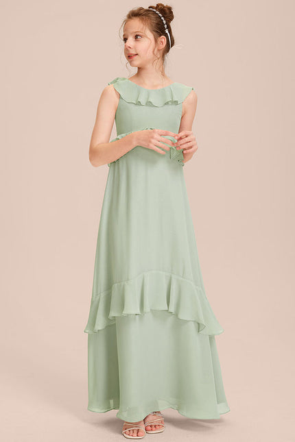 Robe Cérémonie Volants Bordeaux
