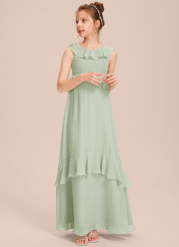 Robe Cérémonie Volants Bordeaux