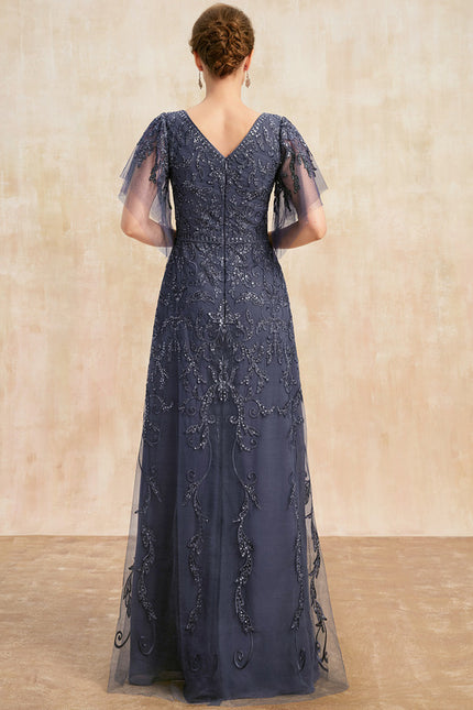 Robe Cérémonie Longue Tulle Ornée - gallery 5