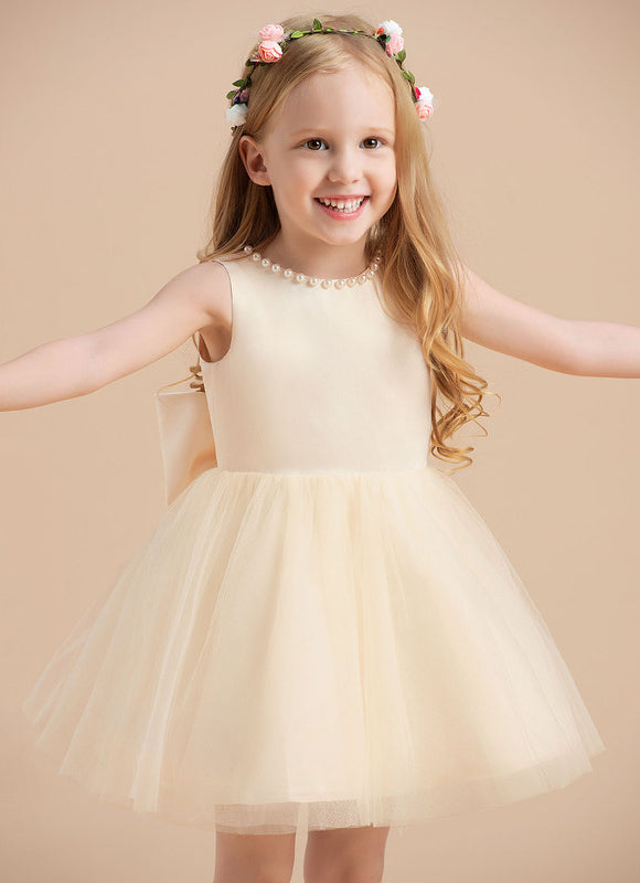 Robe Cérémonie Satinée Enfantine - gallery 3