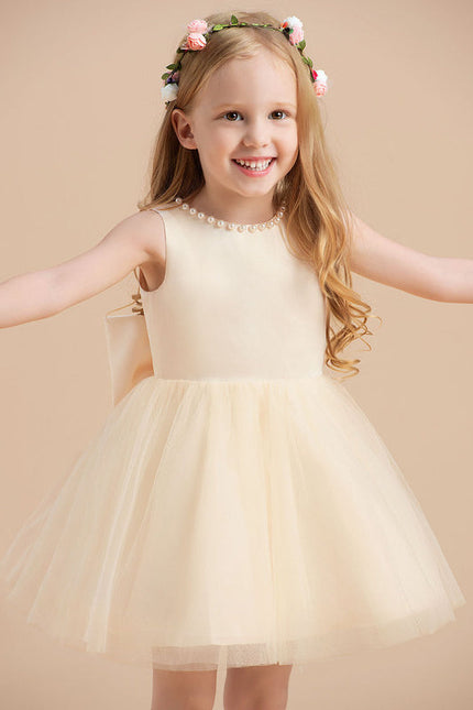 Robe Cérémonie Satinée Enfantine - gallery 3
