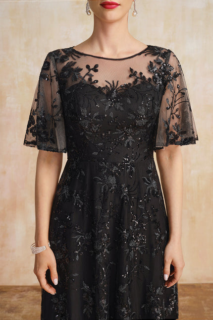 Robe Cérémonie Noire Élégante - gallery 6