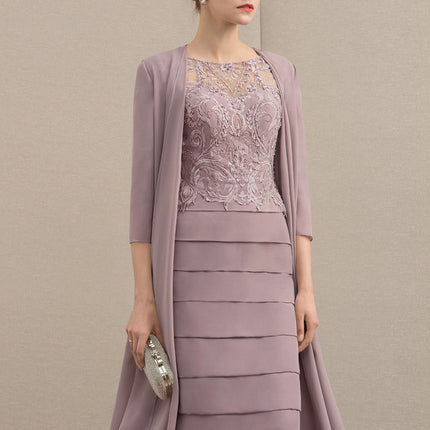 Robe Cérémonie Illusion Lavande