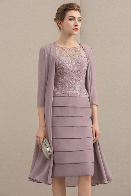 Robe Cérémonie Illusion Lavande