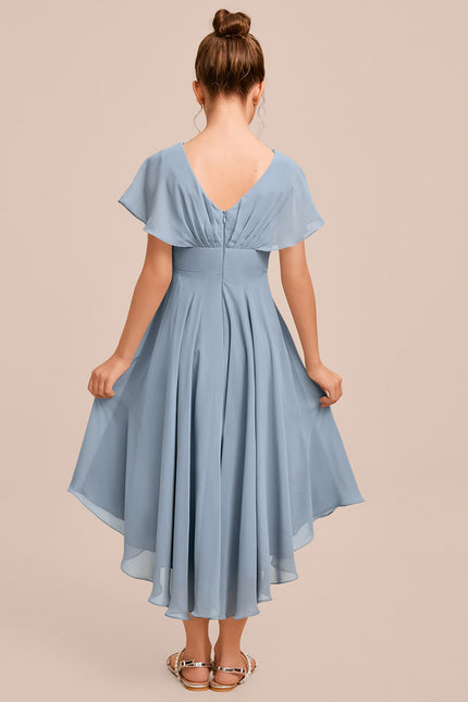 Robe Cérémonie Mousseline Marine - gallery 6