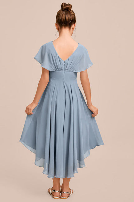 Robe Cérémonie Mousseline Marine - gallery 6
