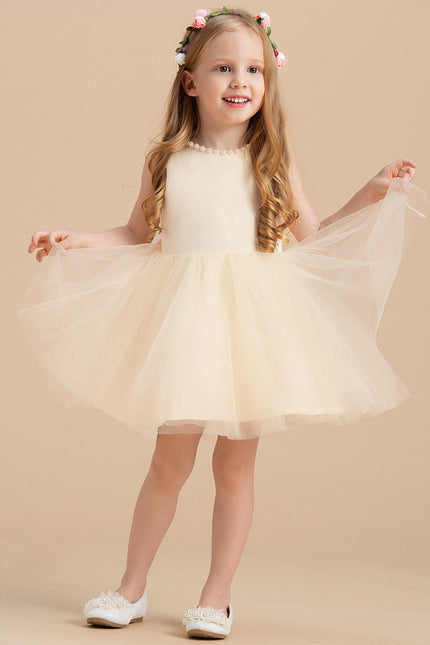 Robe Cérémonie Satinée Enfantine - gallery 4