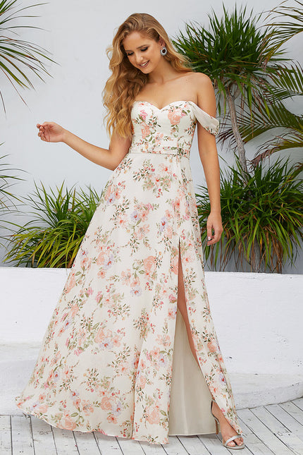 Robe Cérémonie Mousseline Vert Profond - gallery 8