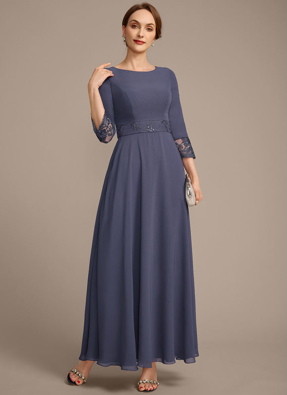 Robe Cérémonie Longue Élégante Bleu - gallery 2